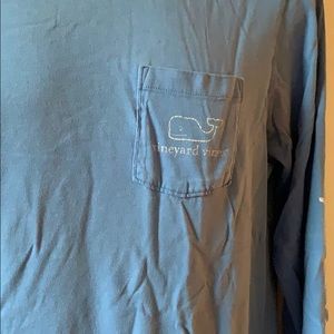 Long sleeve light blue vineyard vines T-shirt